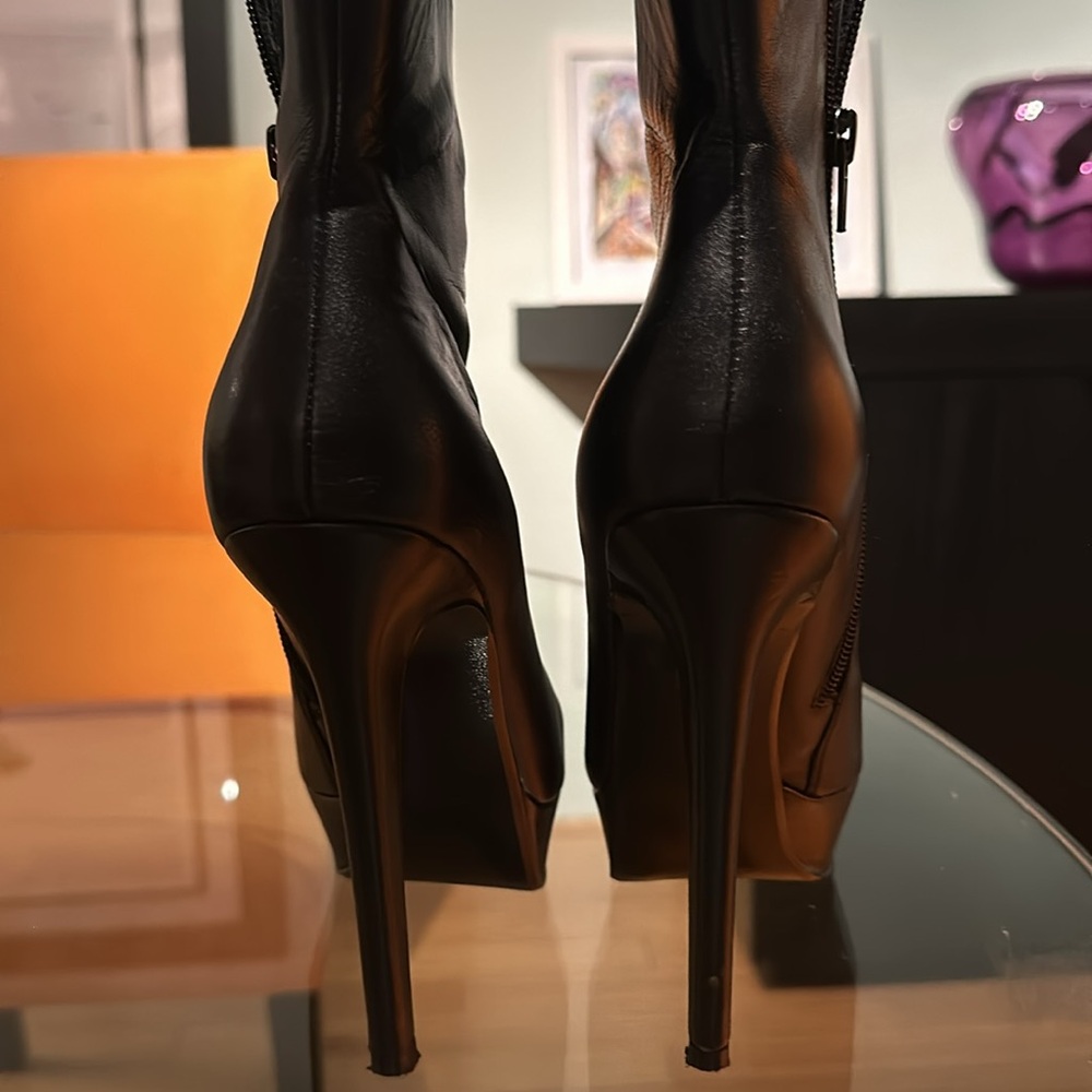 Steve Madden Platform Stiletto Booties Size 7 - image 3